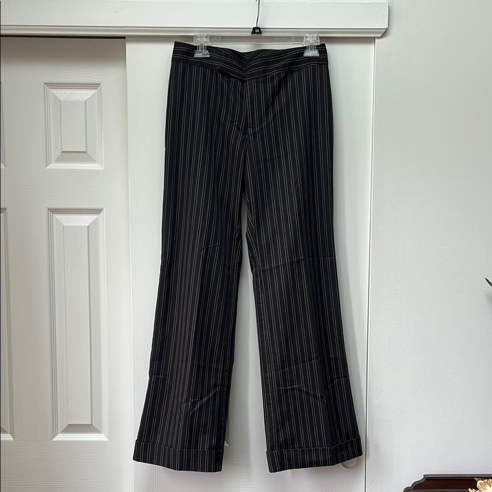 Wide leg, strip, stretch, Old Navy pants